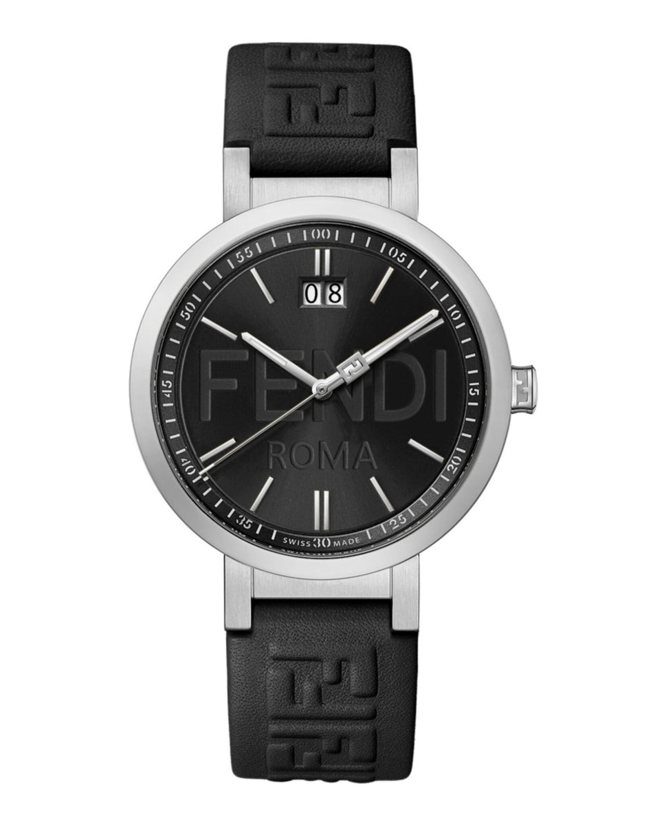 アナログ腕時計 FENDI Stainless steel and embroidered nylon Fendimania Ladies Fendi Orologi Watch | eBay