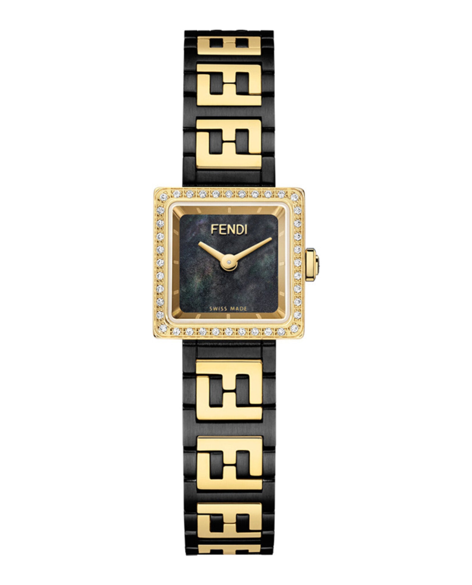 Forever Fendi Square Diamond Watch
