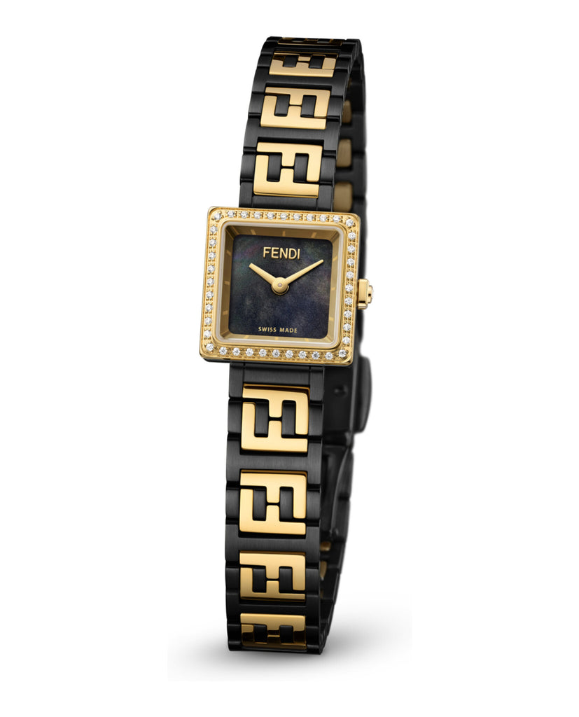 Forever Fendi Square Diamond Watch