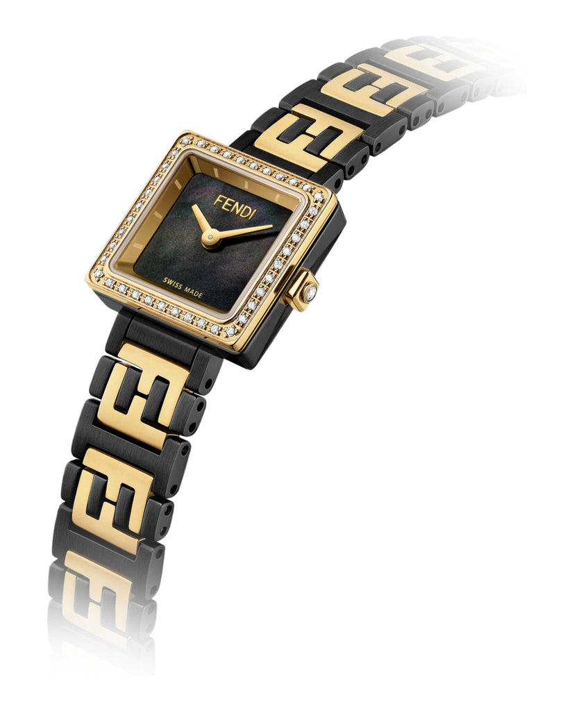 Forever Fendi Square Diamond Watch