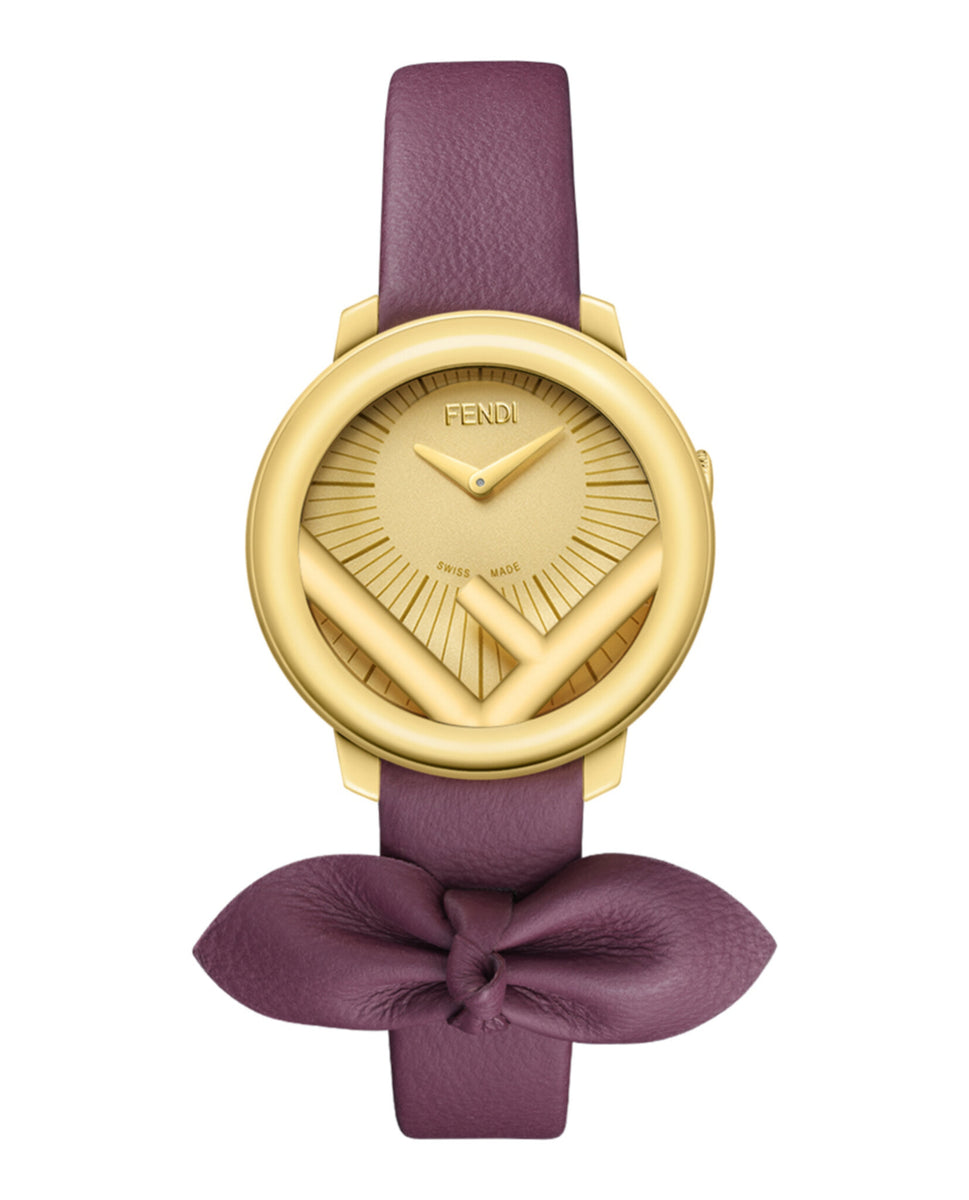 ★レア!★ FENDI Run Away Ladies Leather Strap Watch Fendi Womens Run Away Watches | Direct Luxury