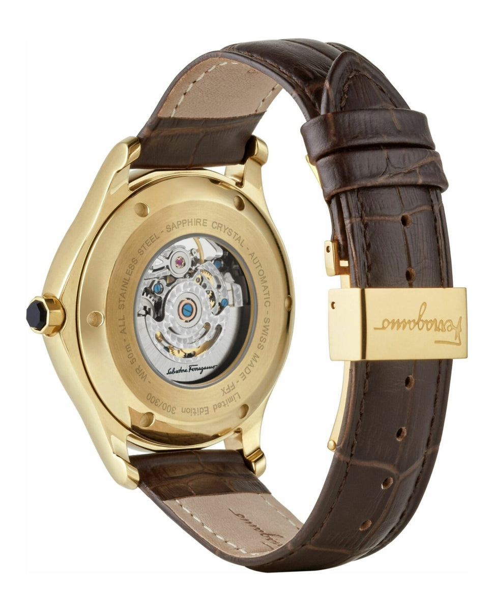 Salvatore Ferragamo アナログ時計 チョコレートブラウン Salvatore