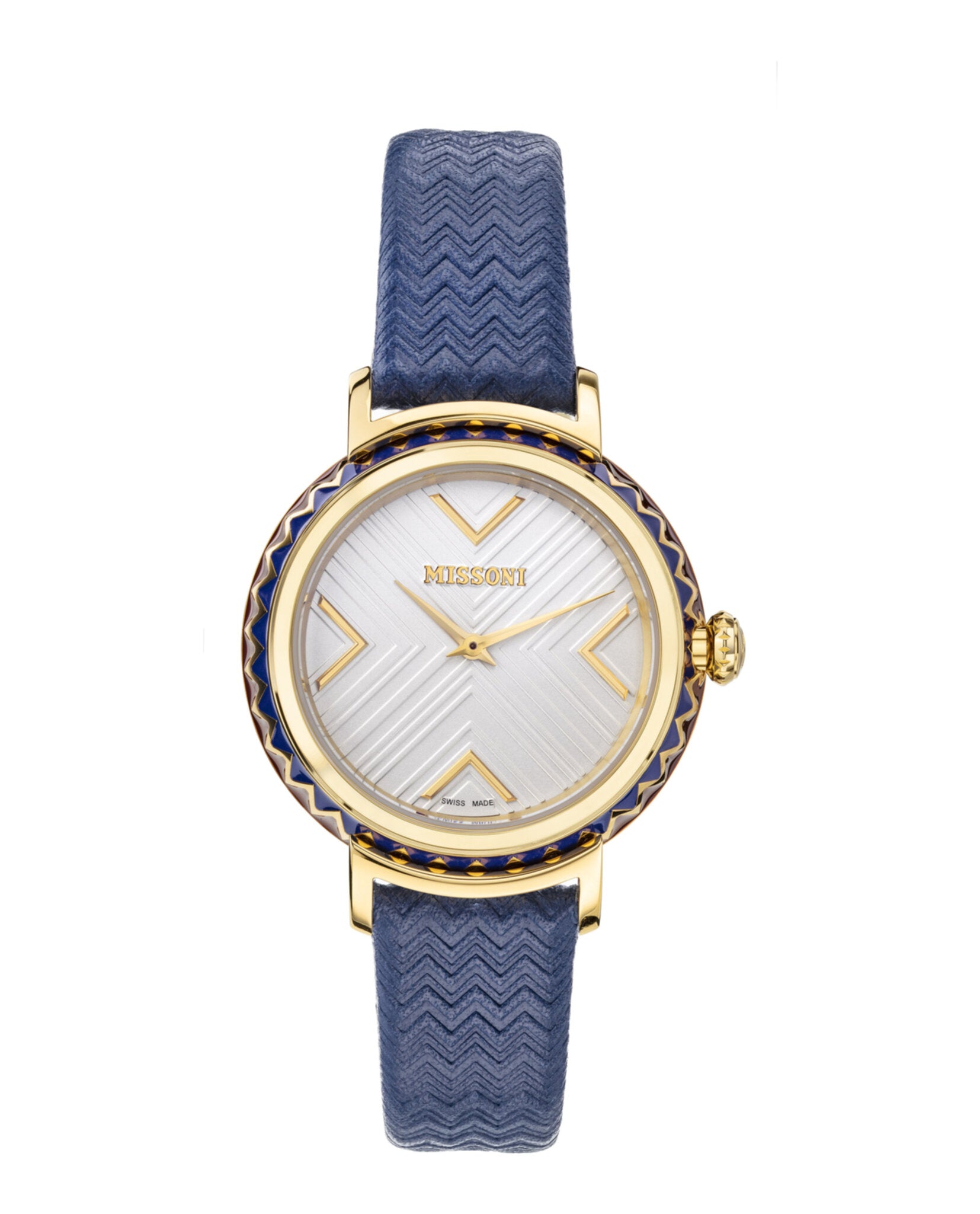 Missoni Missoni Chevron Leather Watch