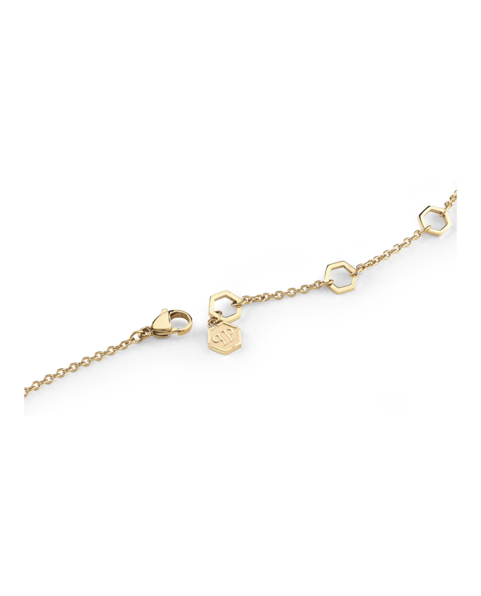 Plein Mini Logo Cable Chain Necklace