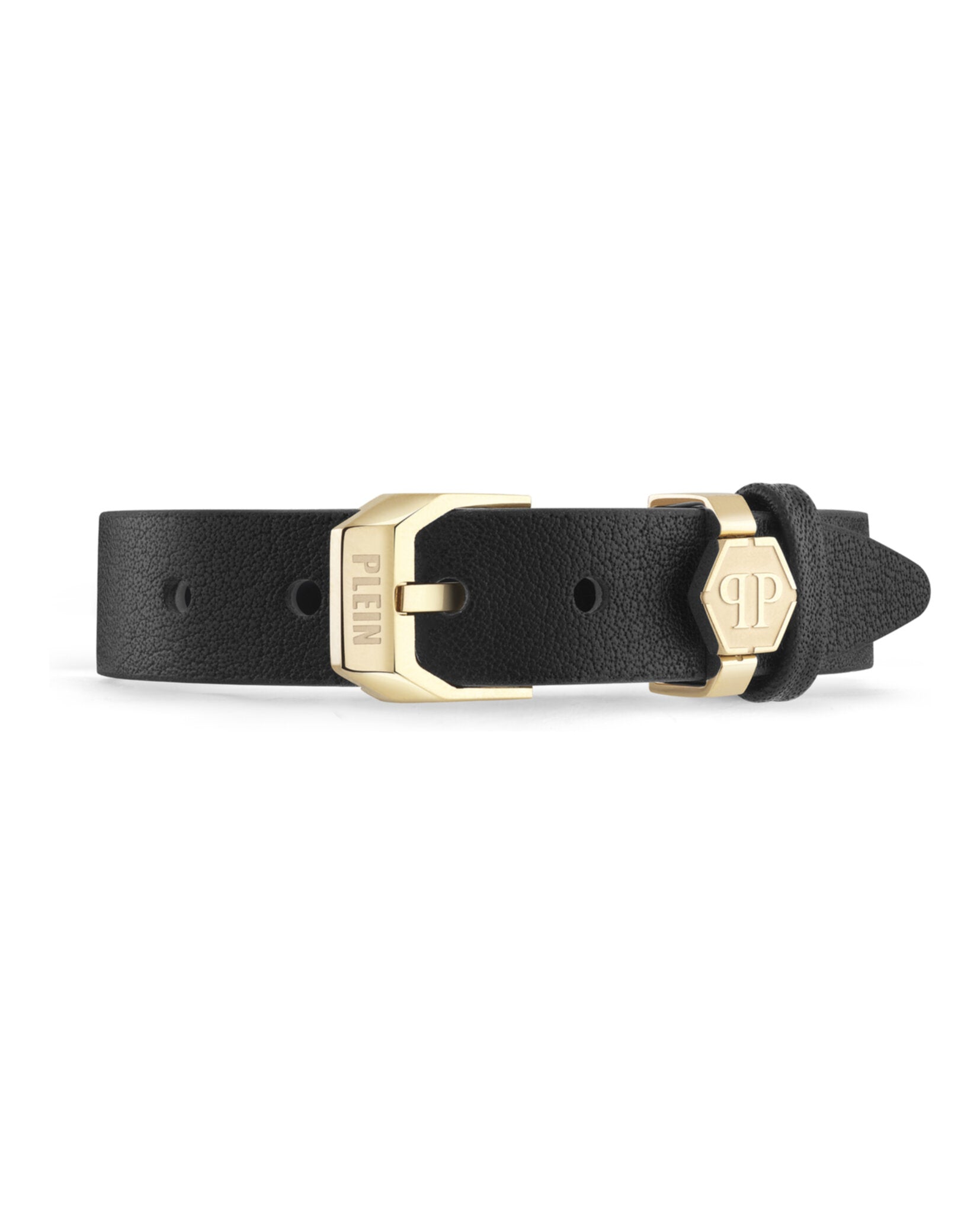 3D $kull Crystal Calf Leather Bracelet