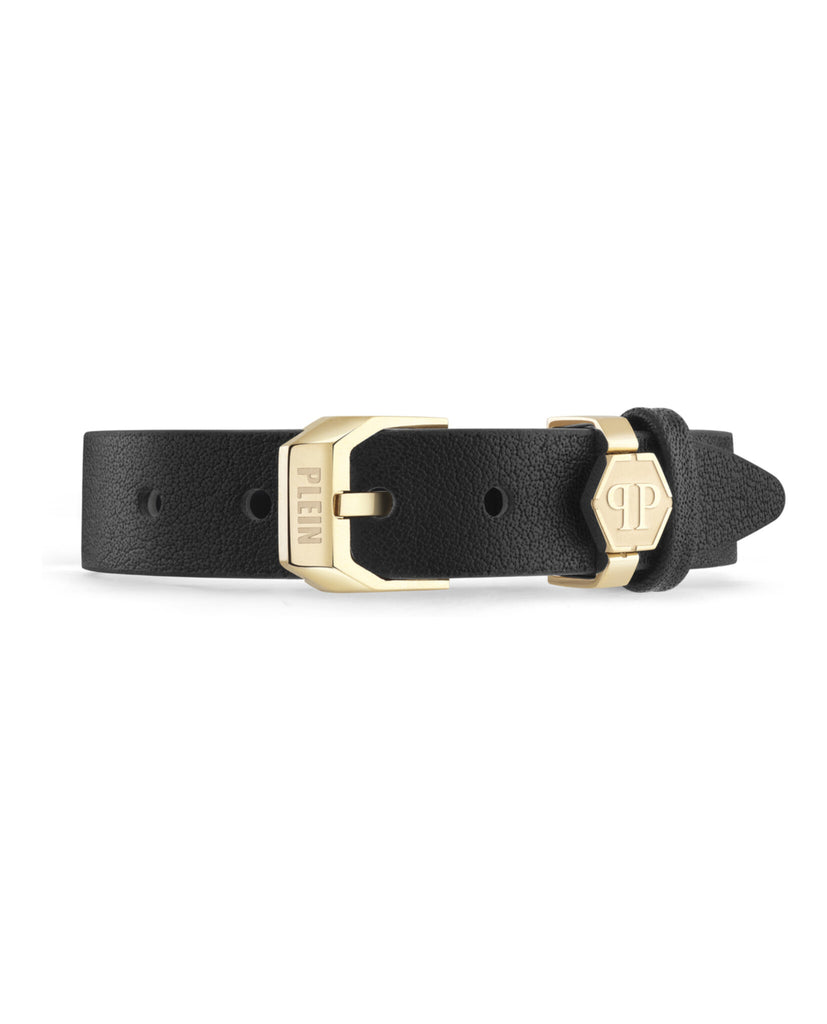 3D $kull Crystal Calf Leather Bracelet