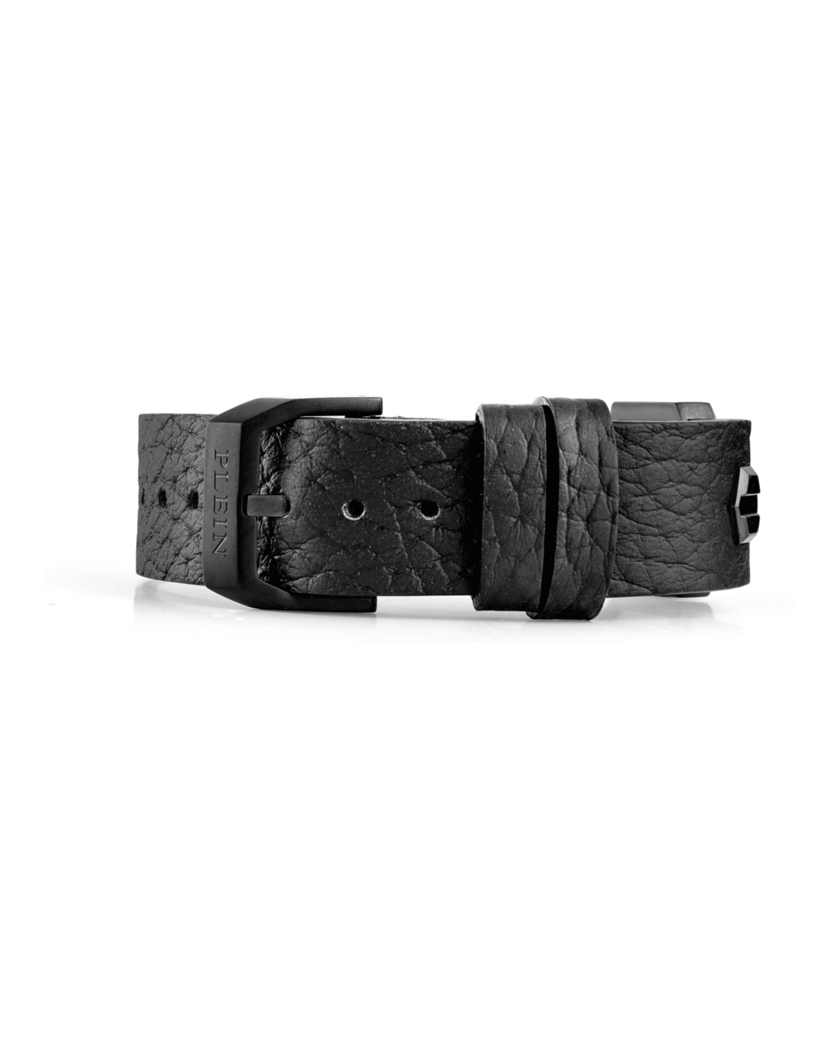 Hexagon Calf Leather Bracelet