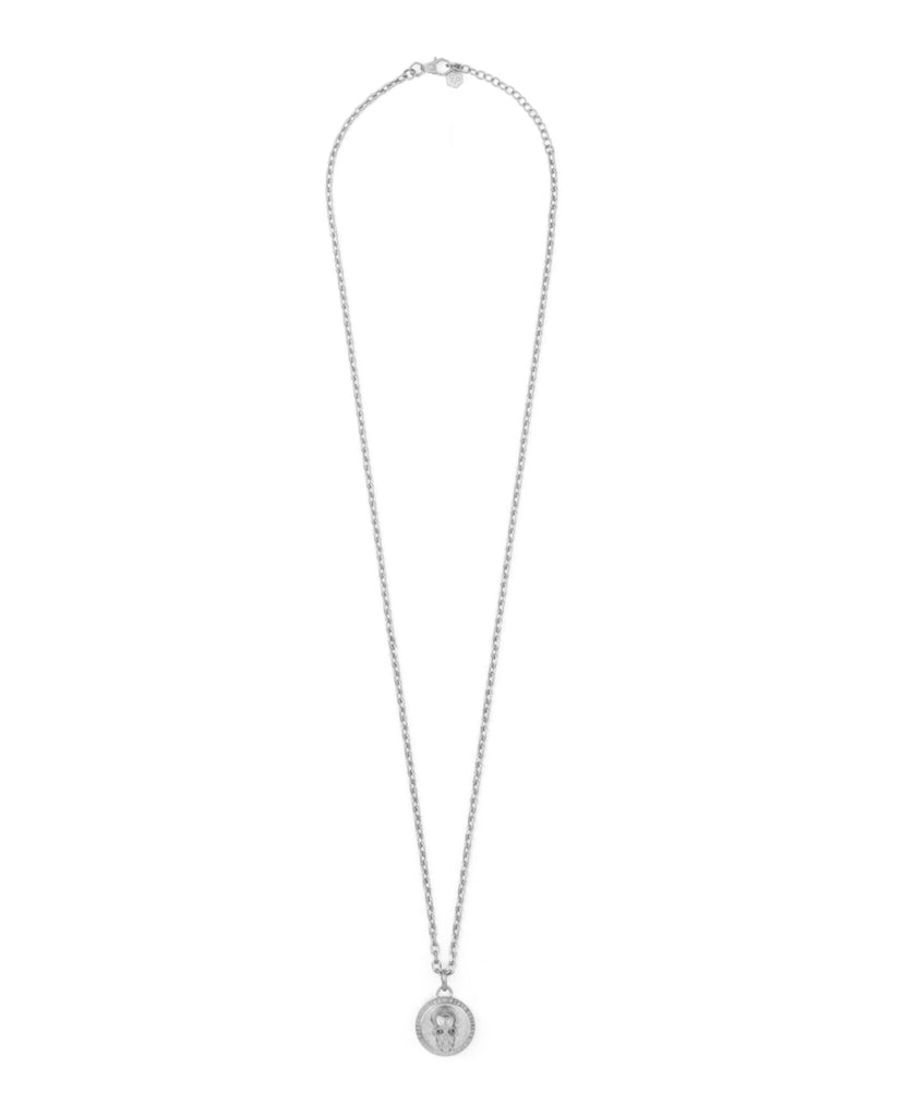 3D $kull Crystal Cable Chain Necklace
