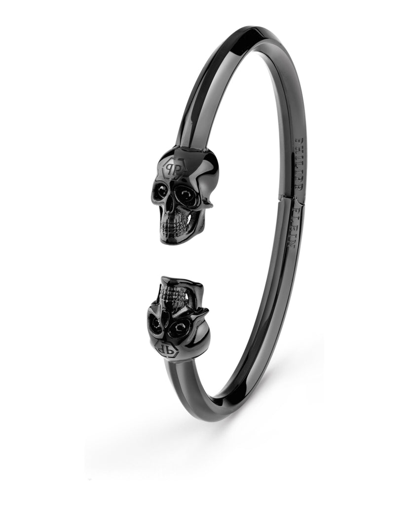 3D $kull Crystal Bangle Bracelet