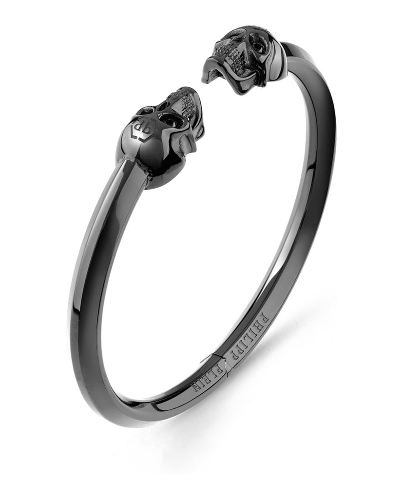 3D $kull Crystal Bangle Bracelet