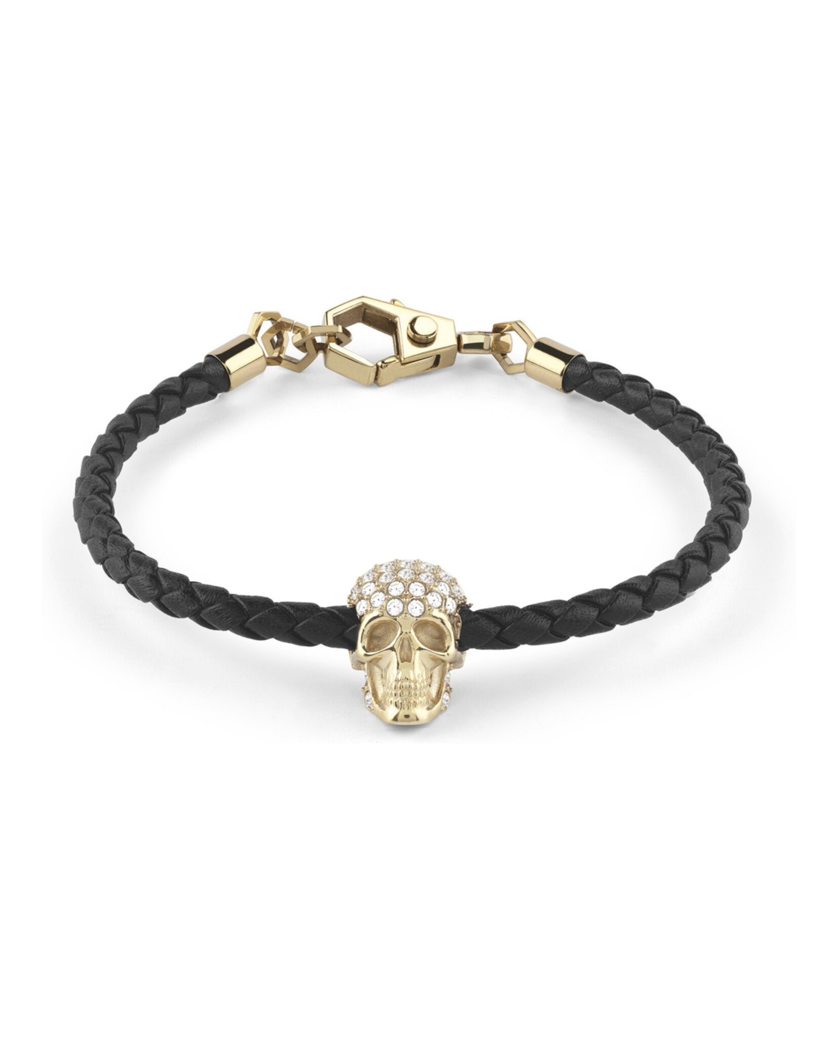 Plein Enigma Crystal Calf Leather Bracelet