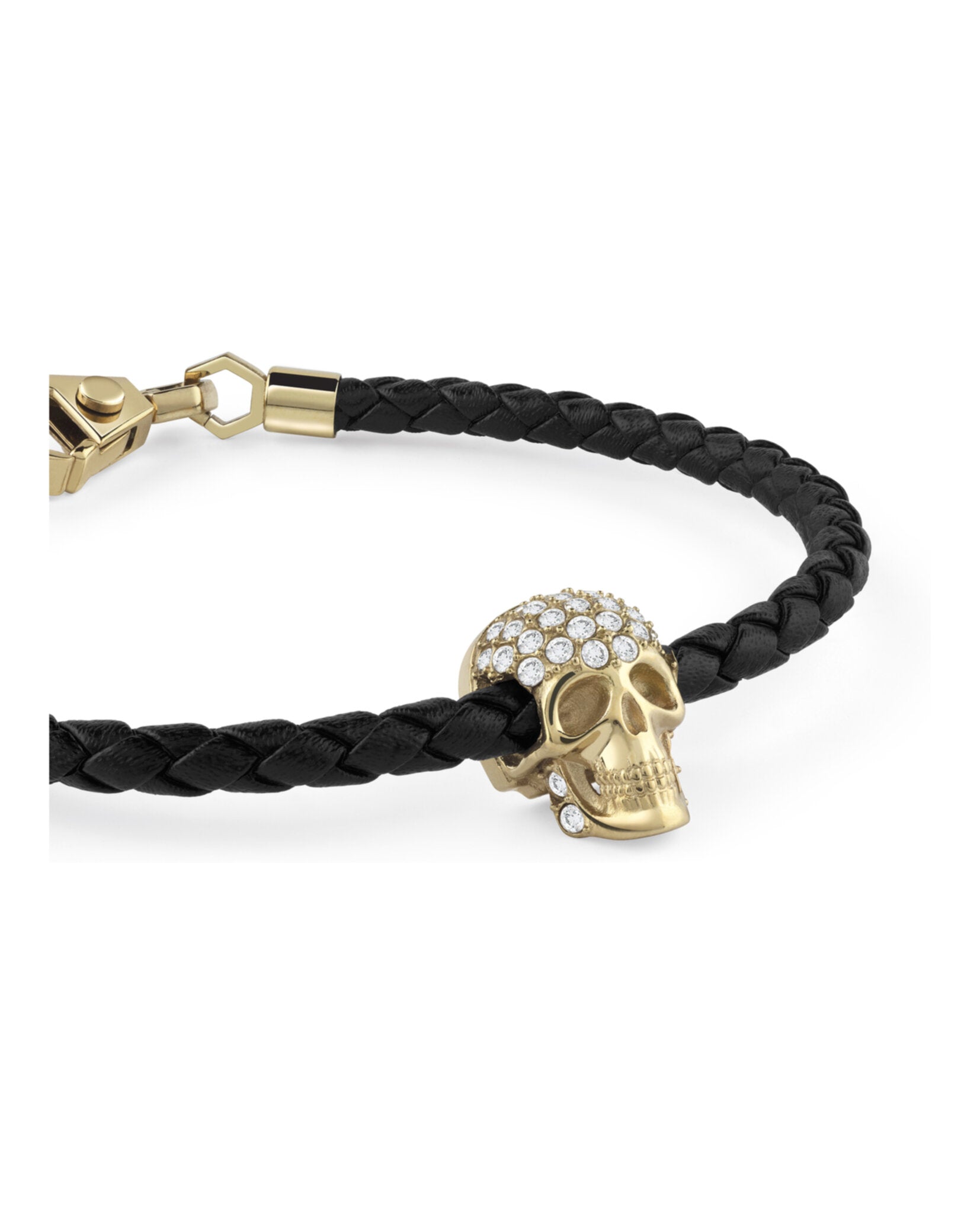 Plein Enigma Crystal Calf Leather Bracelet