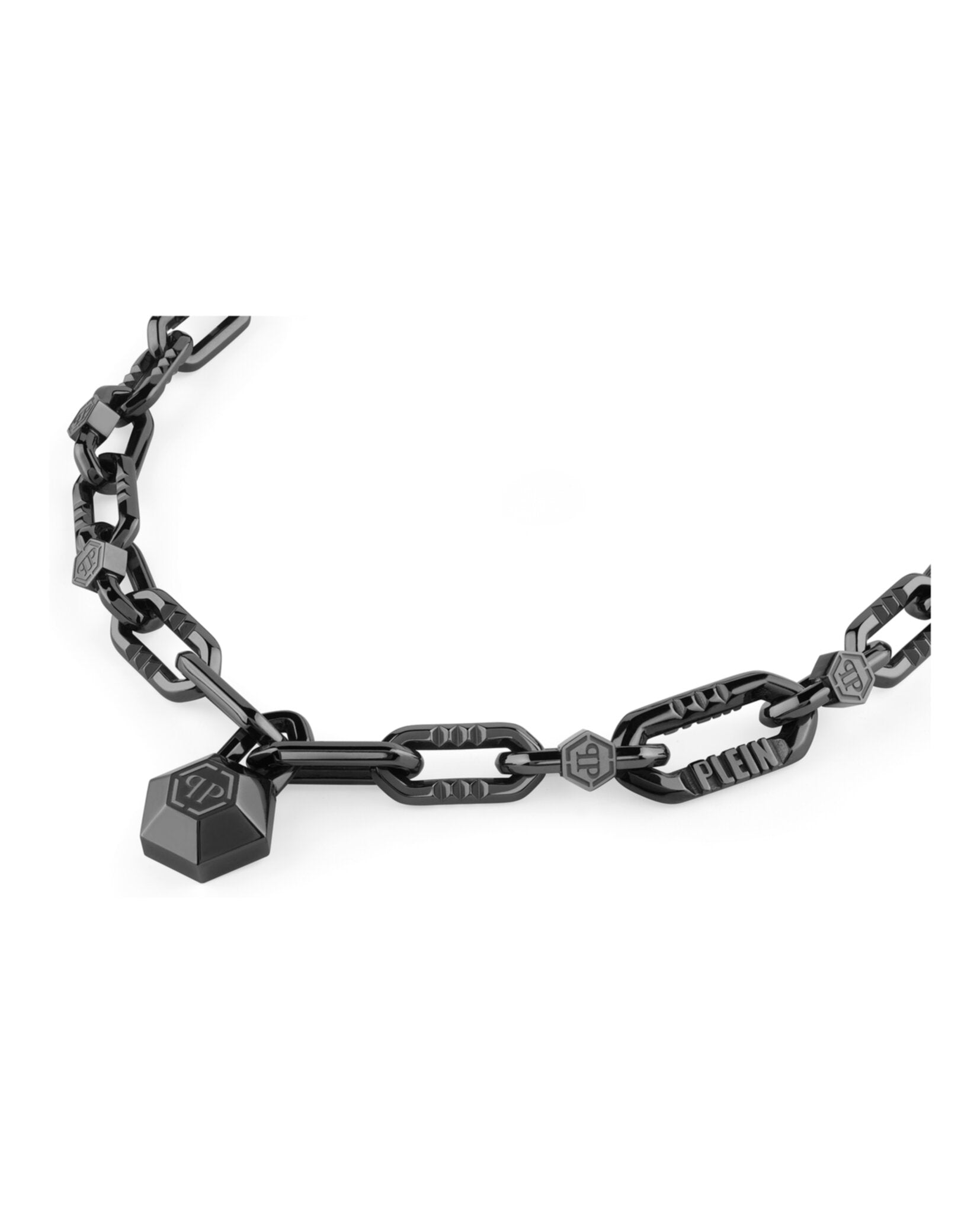 Plein Edge Cable Chain Necklace