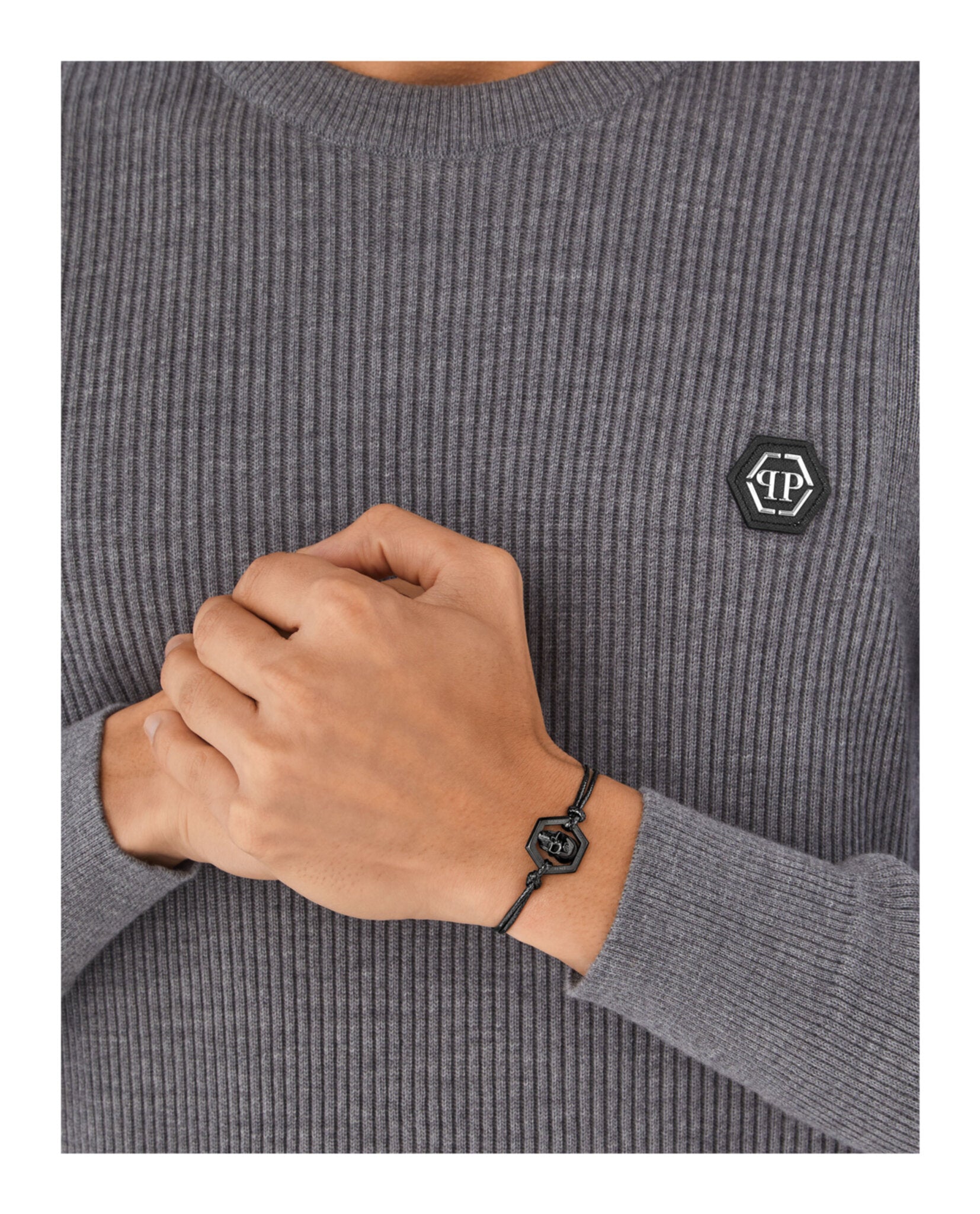 Linked Cotton Cord Bracelet