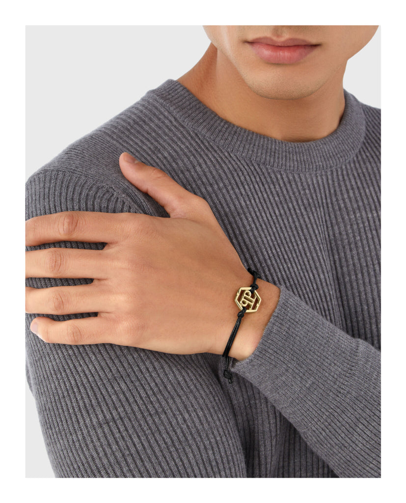 Linked Cotton Cord Bracelet