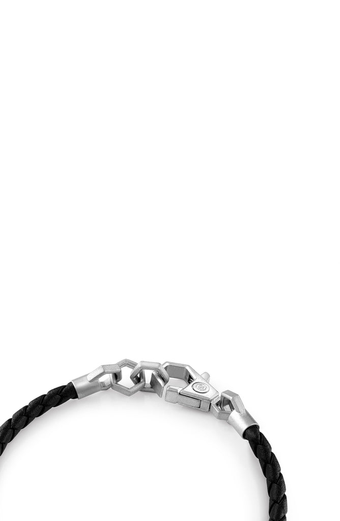 Linked Leather Bracelet