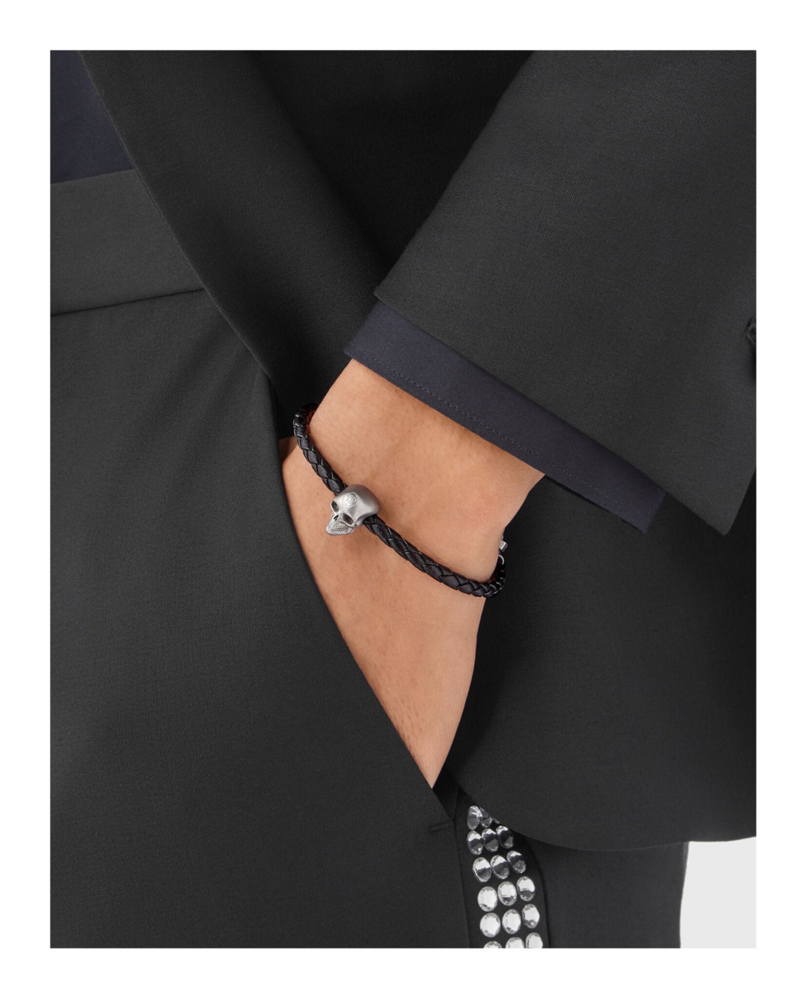 Linked Leather Bracelet