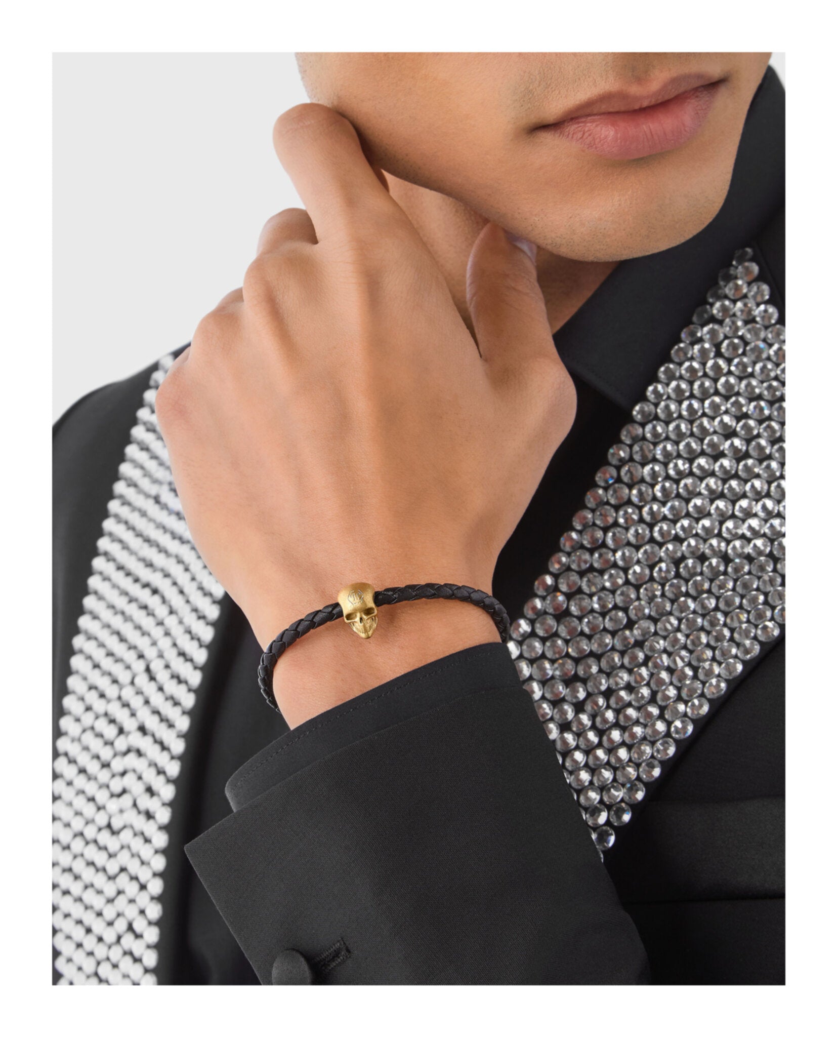 Linked Leather Bracelet