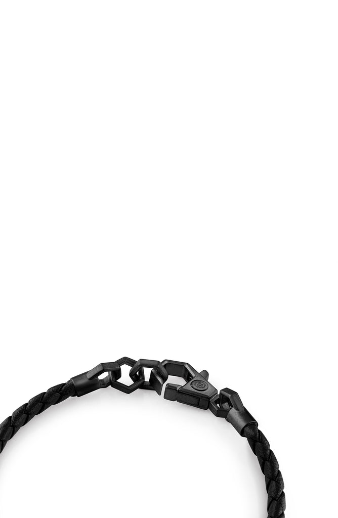 Linked Leather Bracelet