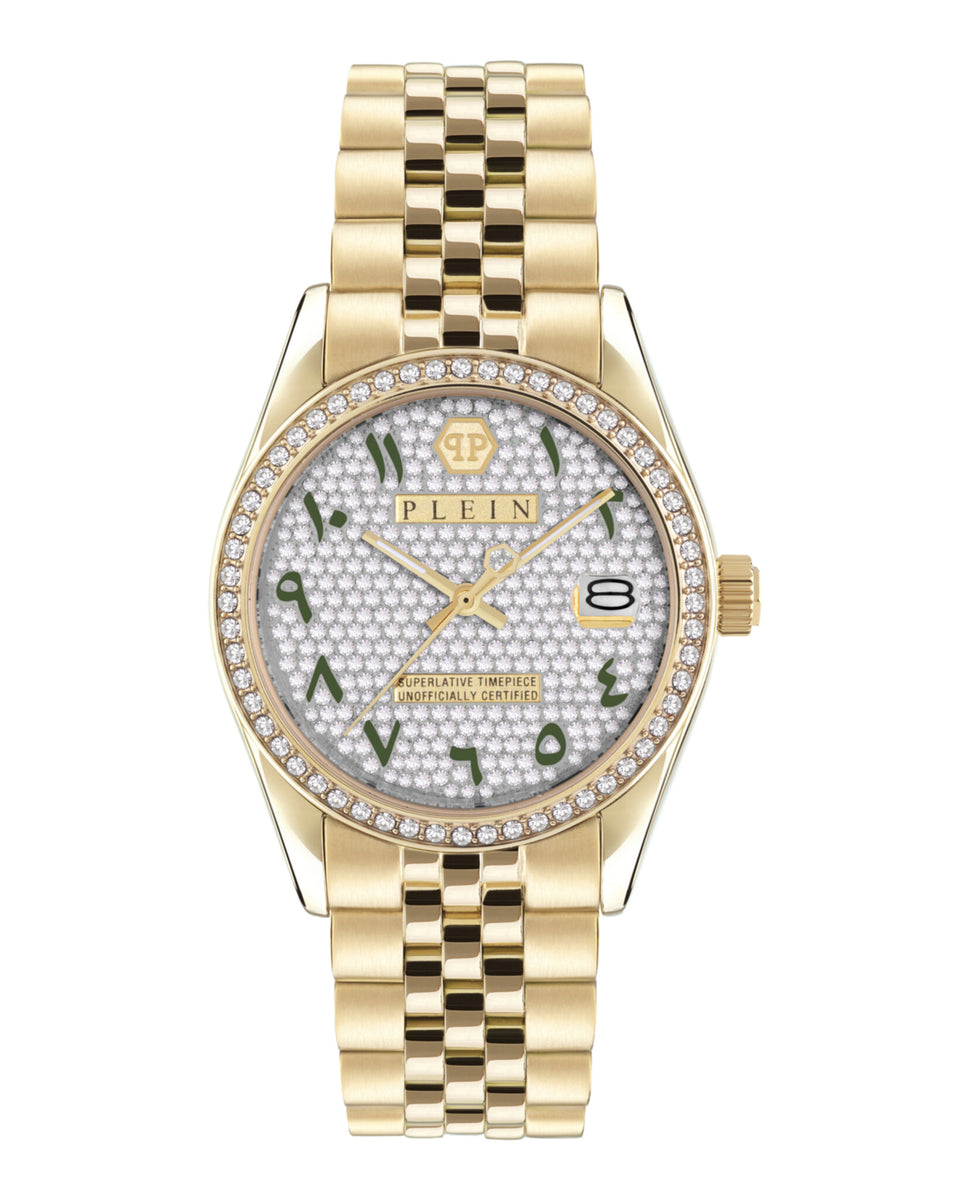 腕時計その他 Philipp Plein Date Superlative Crystal Watch Philipp Plein Womens Date Superlative Watches | Direct Luxury