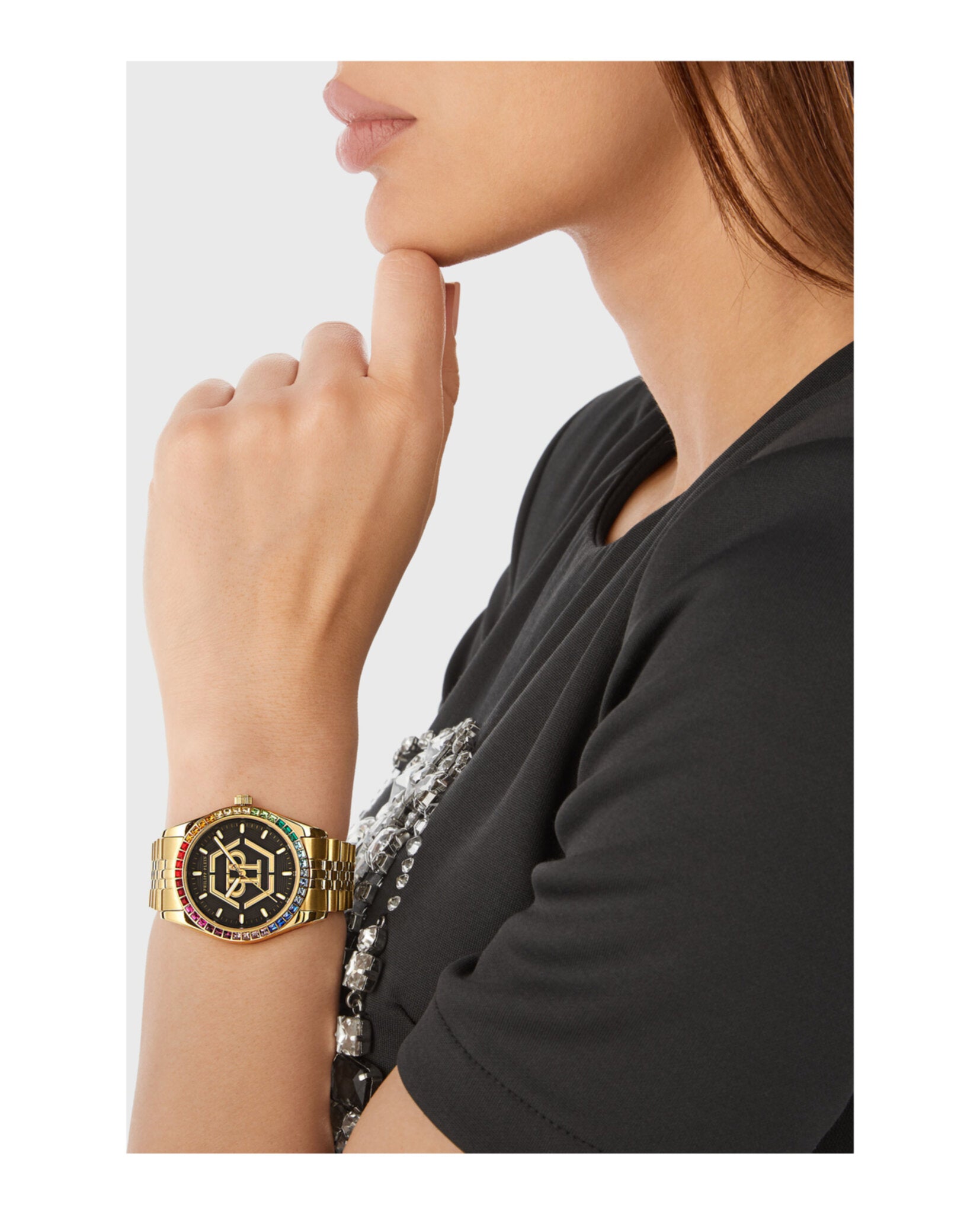 Date Superlative Crystal Watch
