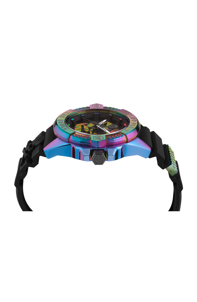 The $kull Rainbow Silicone Watch