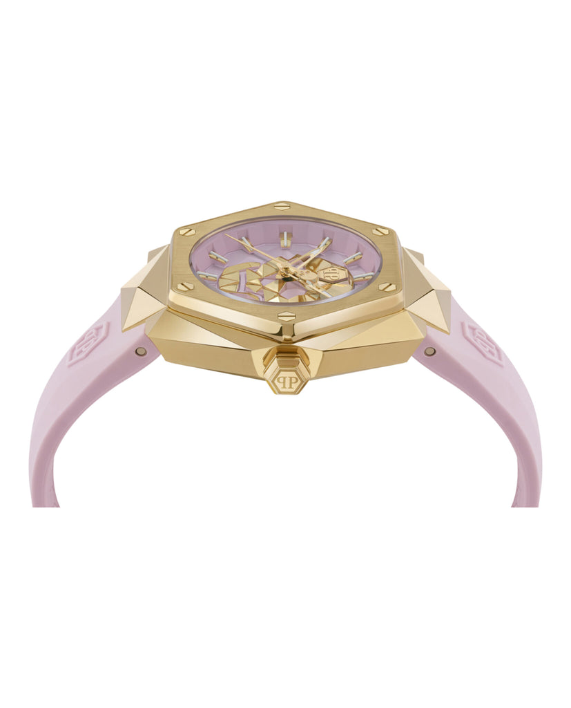 The $kull Spikes Silicone Watch