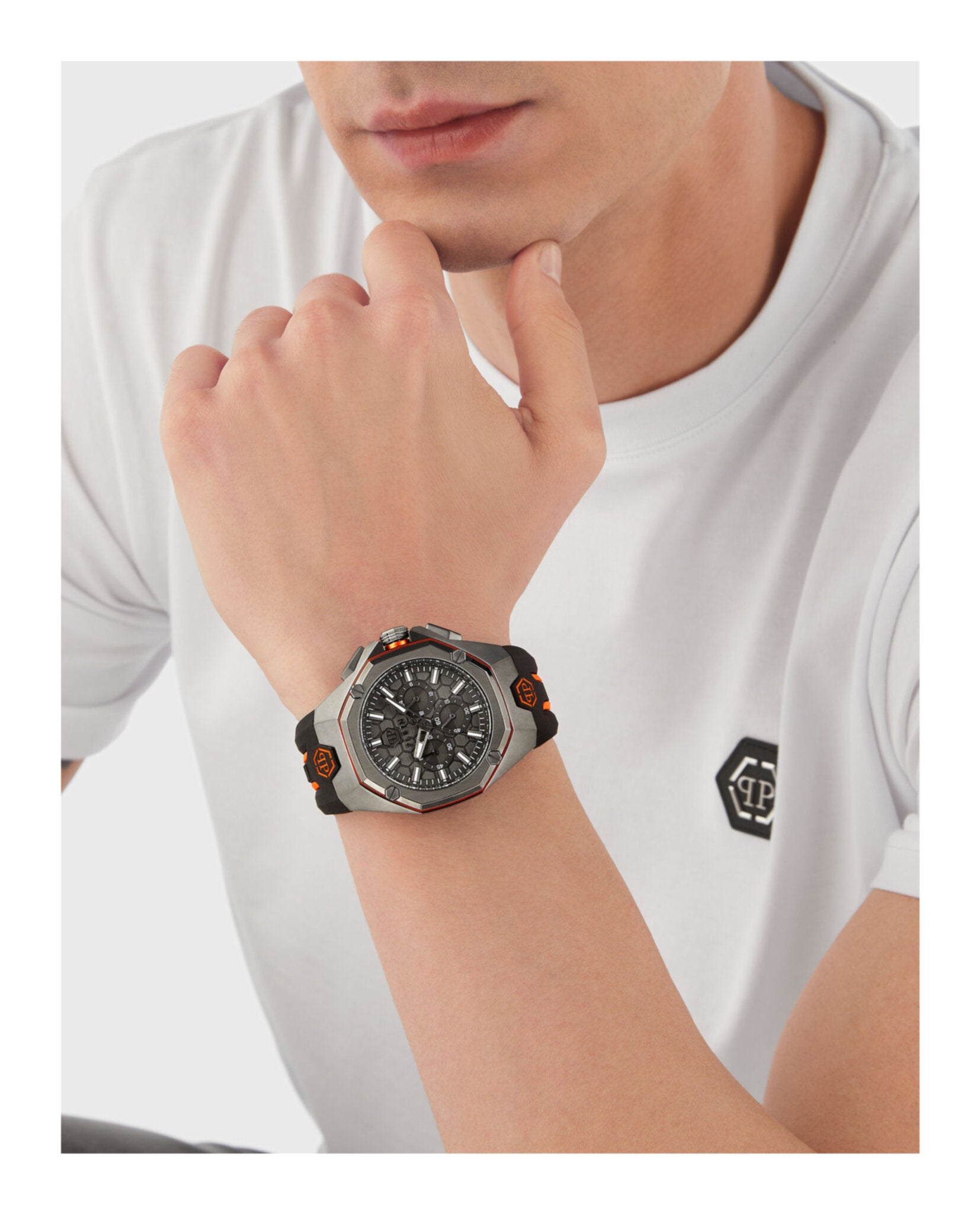 Octagon Chronograph Watch