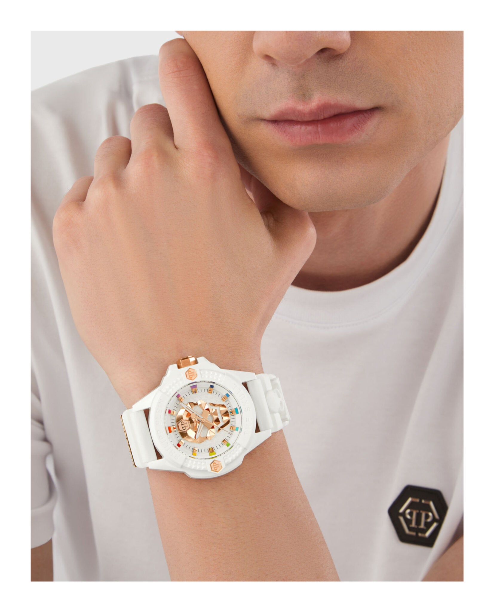 The $kull Ecoceramic Silicone Watch