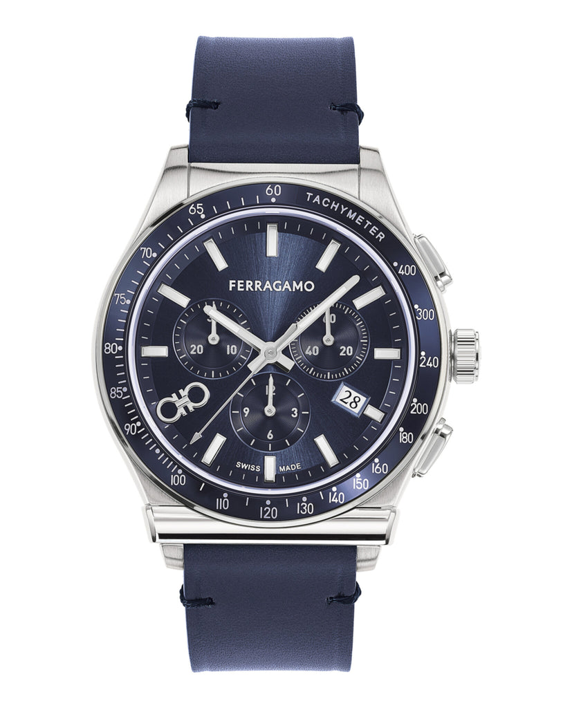 Ferragamo 1927 Chrono Leather Watch
