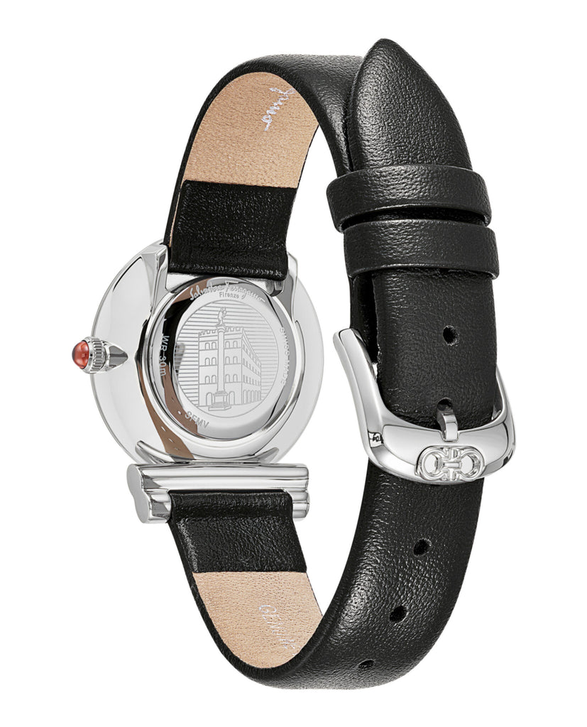 Gancini Leather Watch