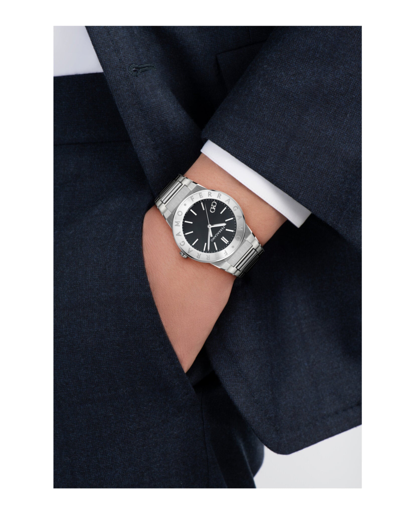 Ferragamo Sapphire Logo Bracelet Watch