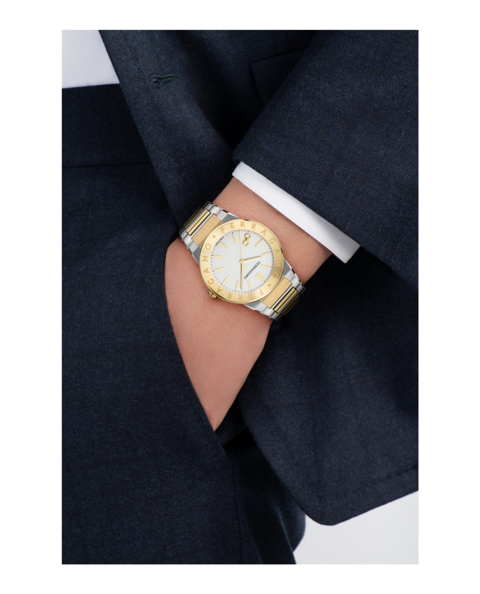 Ferragamo Sapphire Logo Bracelet Watch