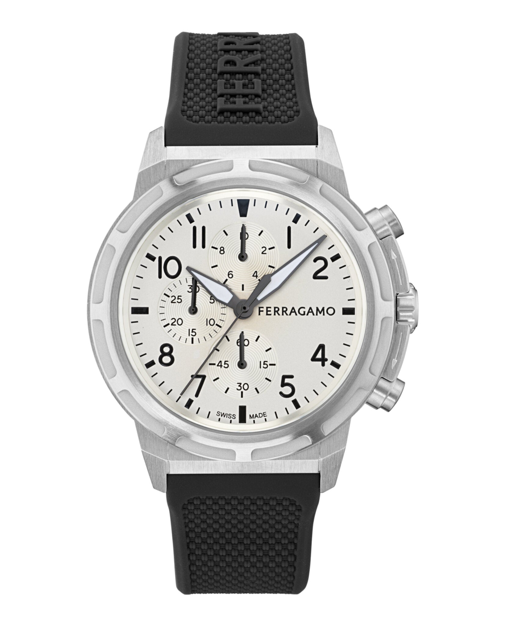 Ferragamo Sport Chrono Silicone Watch