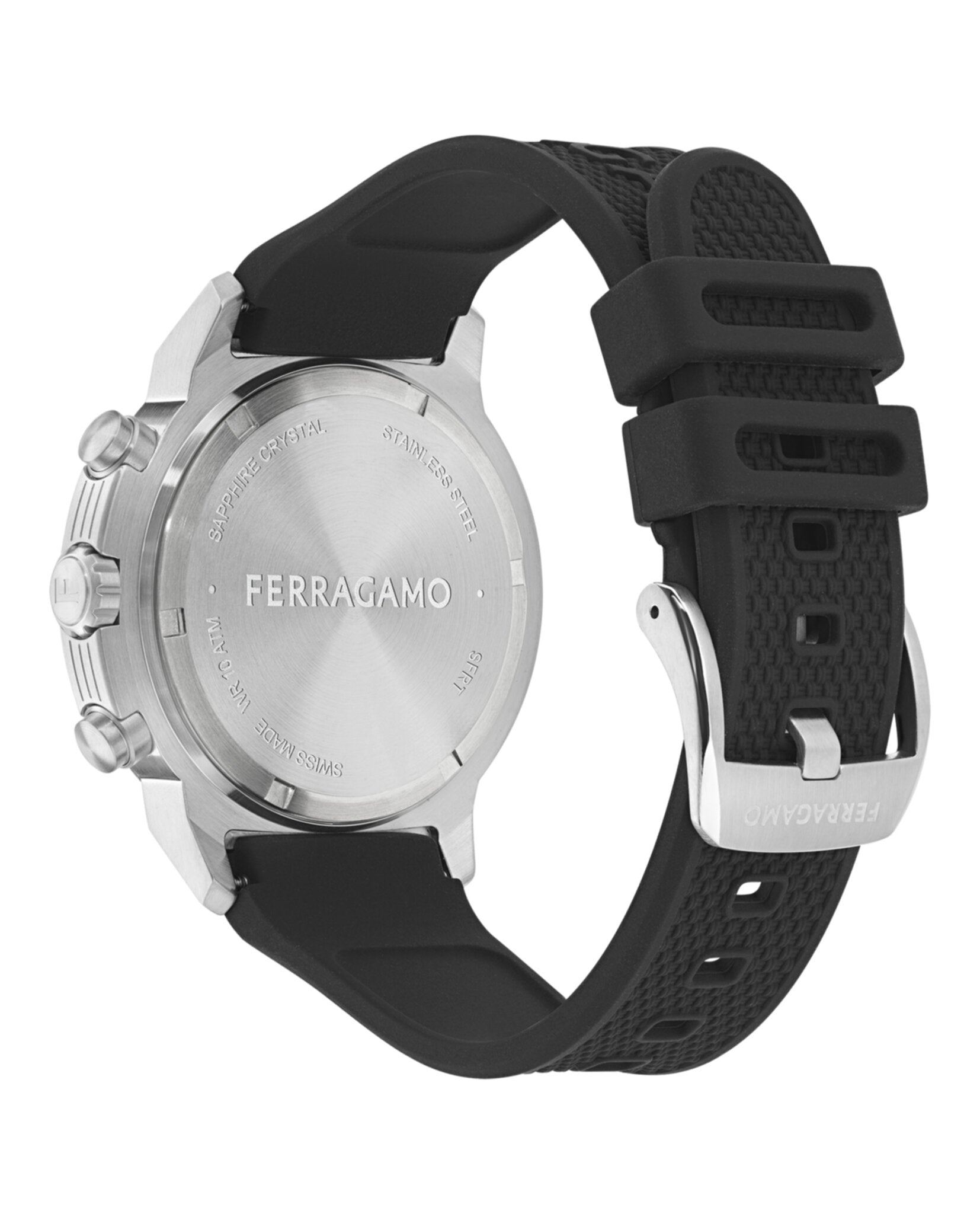 Ferragamo Sport Chrono Silicone Watch