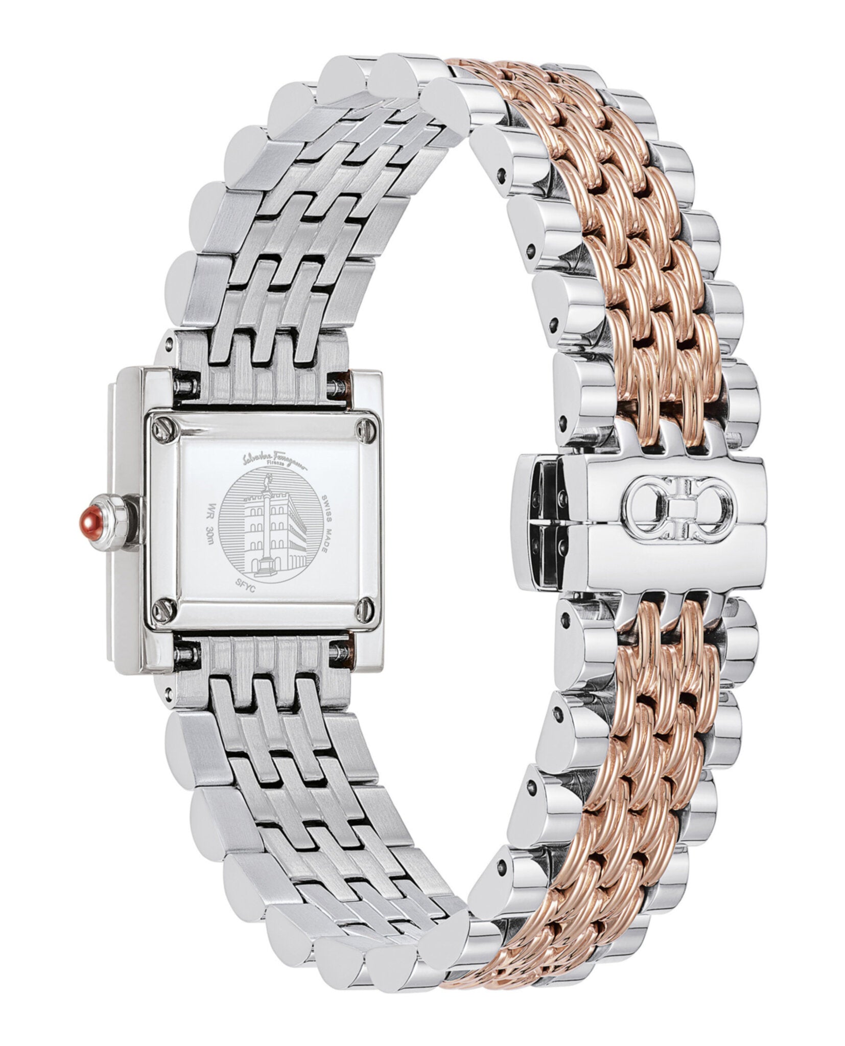 Ferragamo Square Diamond Watch