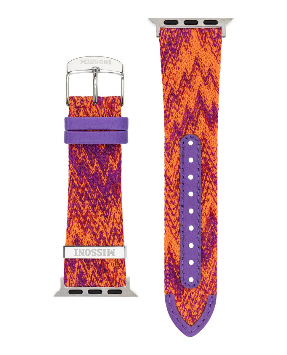 Missoni Multicolor Authentic Zigzag 24mm Textile Apple Watch® Watchband Missoni Multicolor Authentic Zigzag 24mm Textile Apple Watch  main image 2