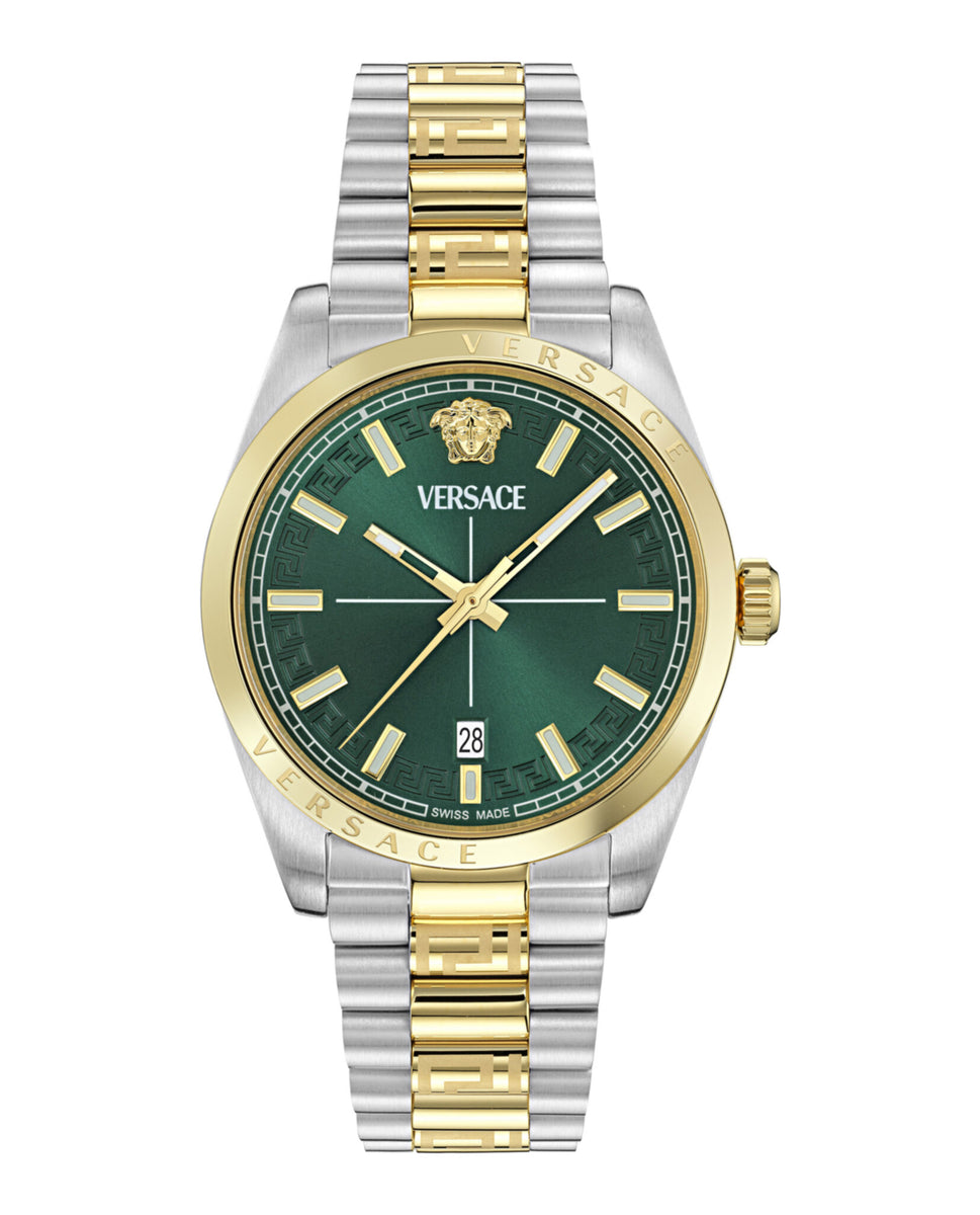 VERSACE 黒。オリーブグリーン？ ベルト 85cm VERSACE 黒。オリーブグリーン？ ベルト 85cm