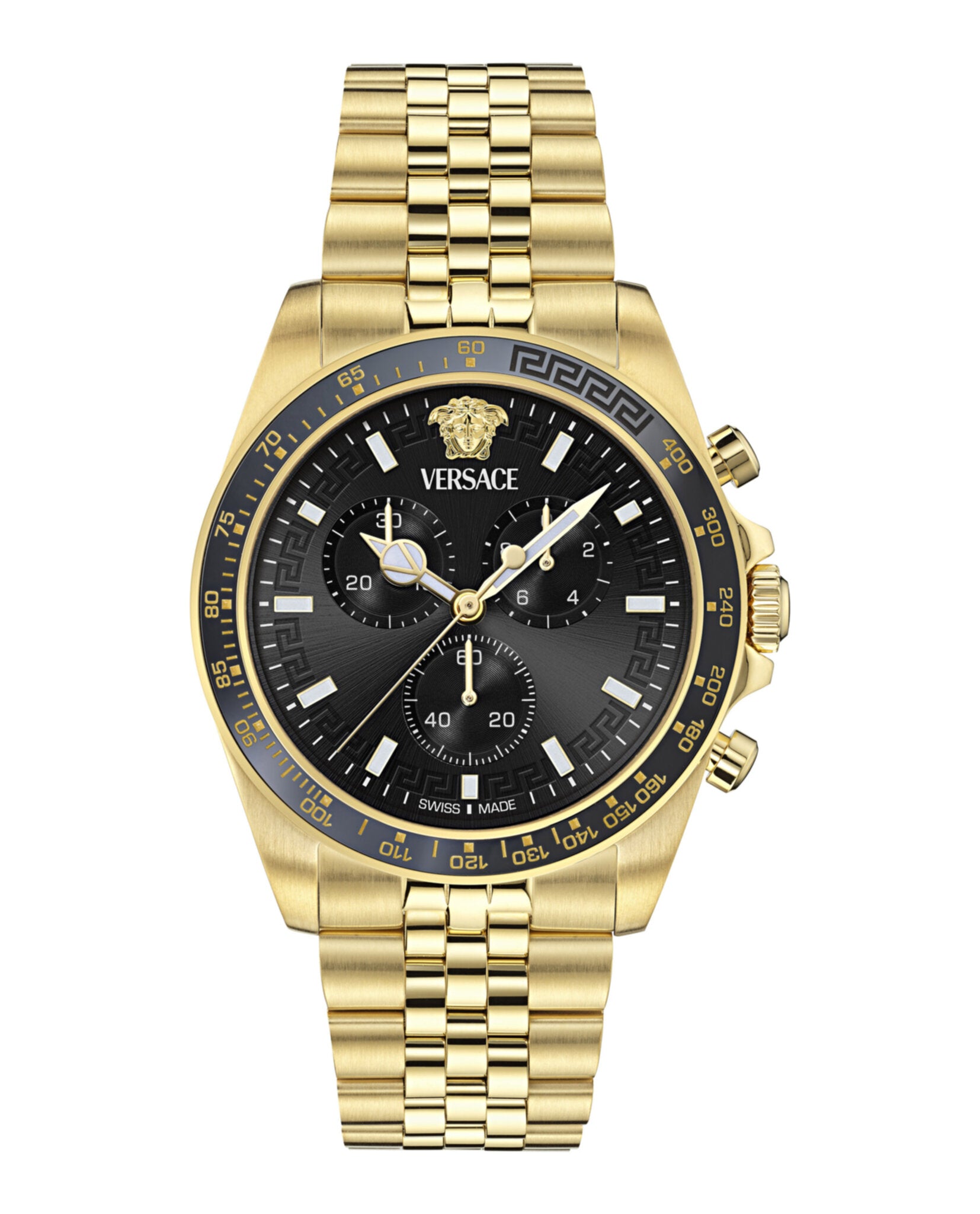 Greca Chrono Wave Bracelet Watch