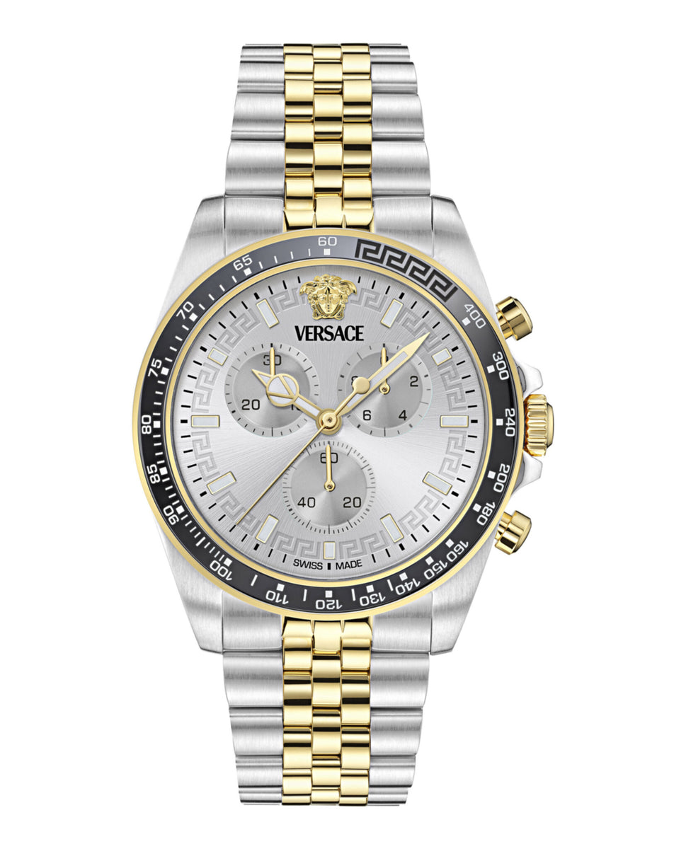 【Versace】 GRECA STUD（WC-7A）腕時計 Amazon.com: Versace Greca Chrono Collection Luxury Womens