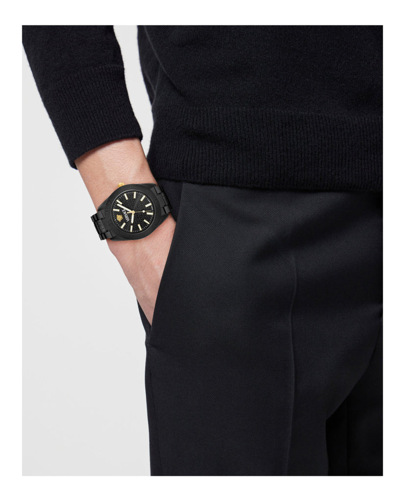 V-Dome Aluminum Bracelet Watch