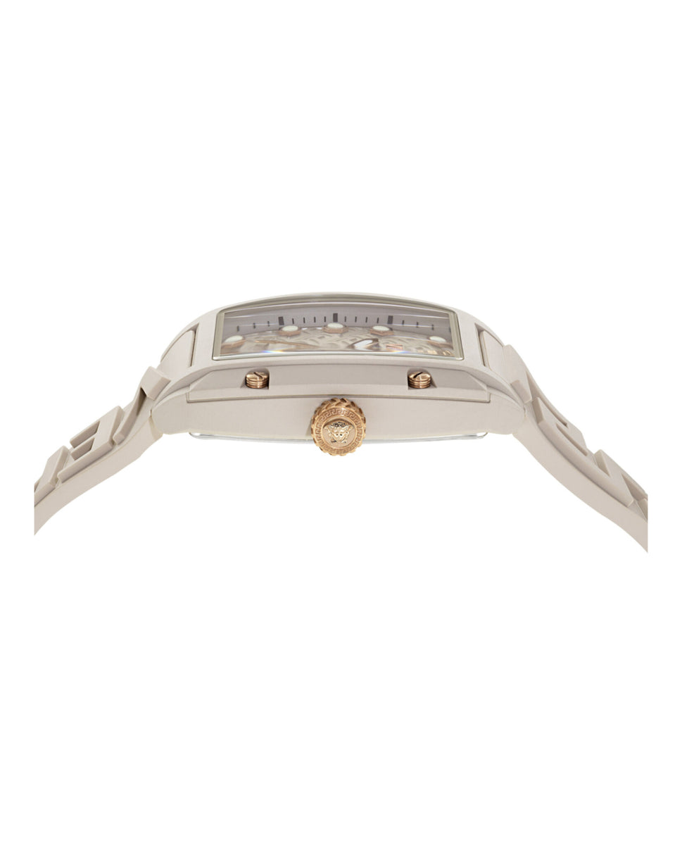Versace  Dominus Ecoceramic Watch Beige Womens Versace Womens Watches | Direct Luxury main image 4