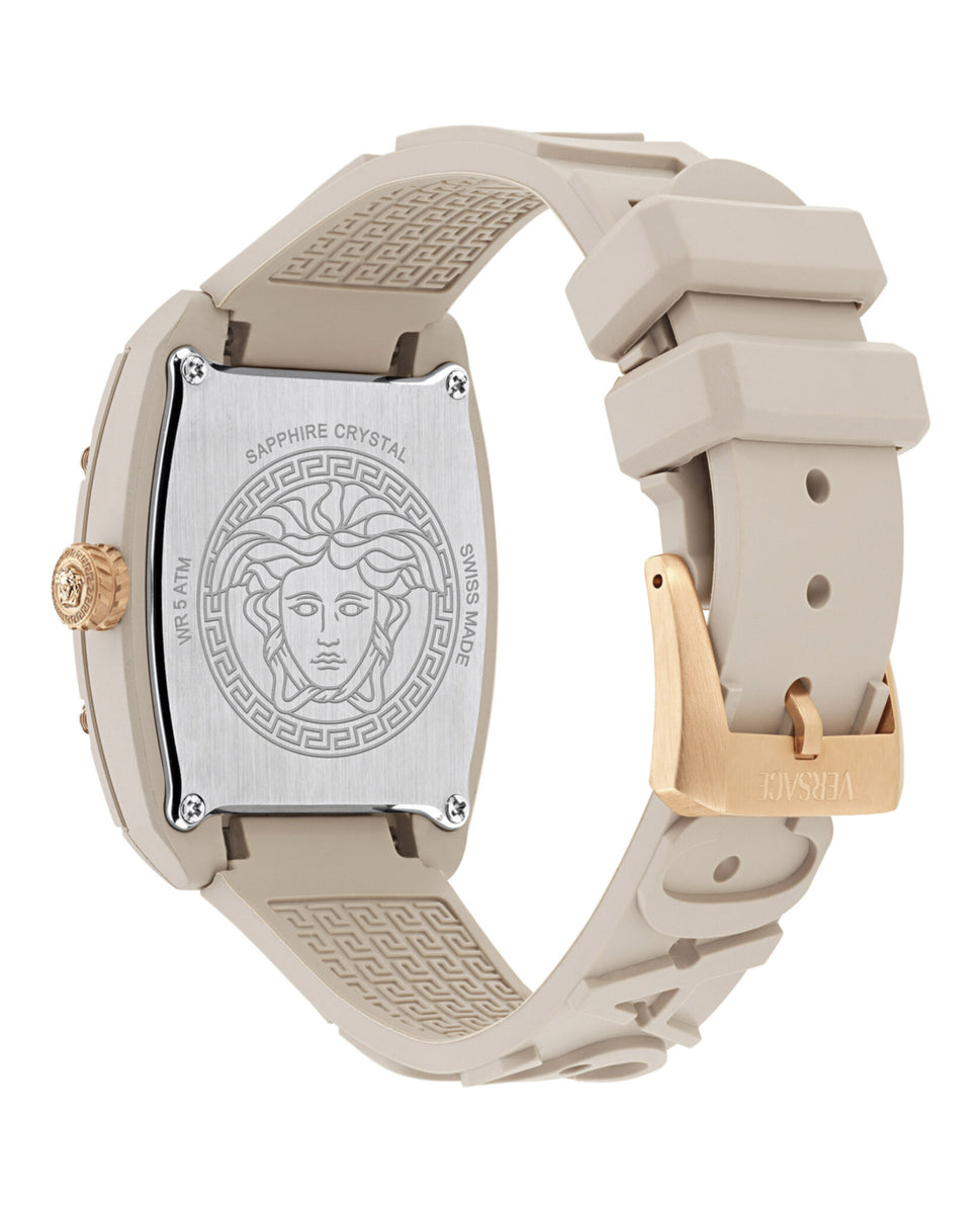 Versace  Dominus Ecoceramic Watch Beige Womens Versace Womens Watches | Direct Luxury main image 3