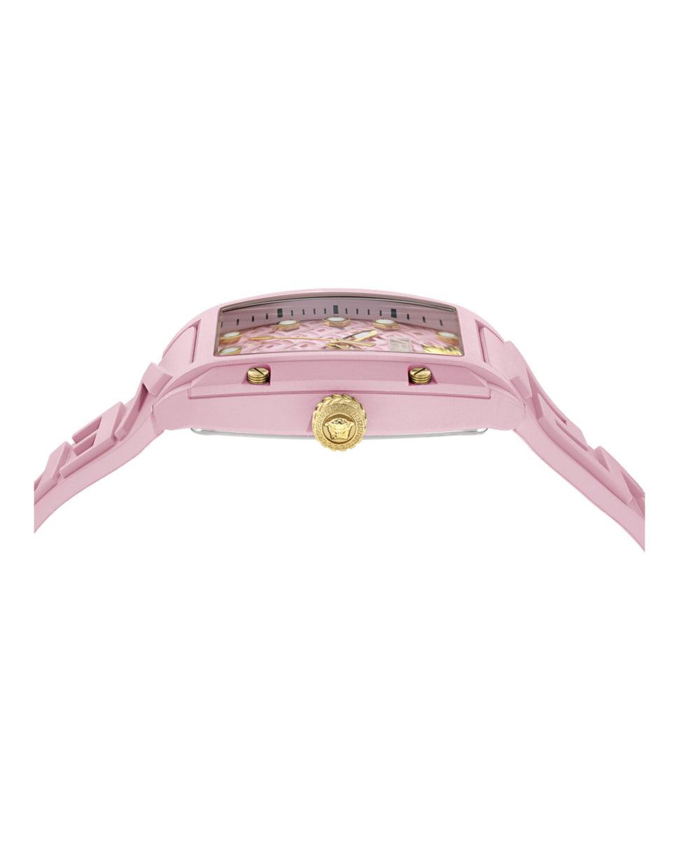 VERSACE ピンクレザーバンド 時計 Versace Real Active Chrono Watch Pink | VERSACE US