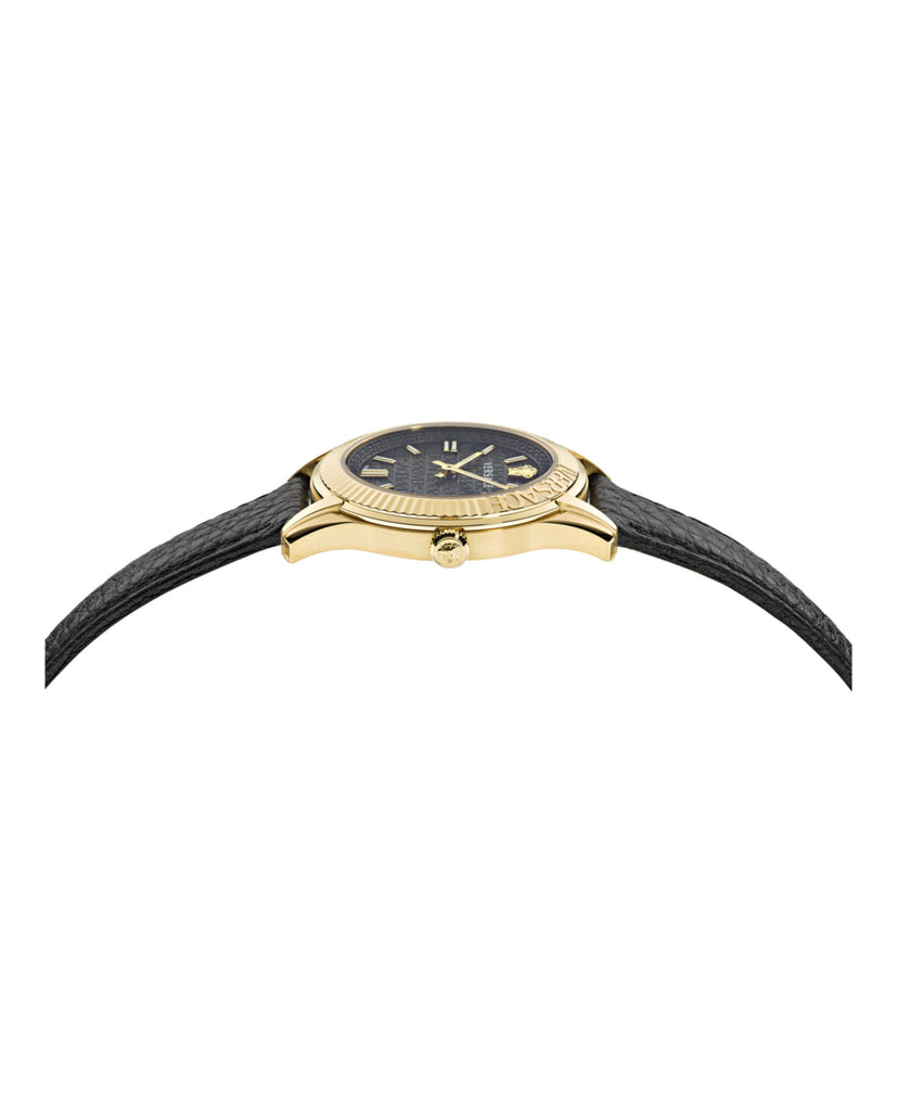 Greca Time Leather Watch