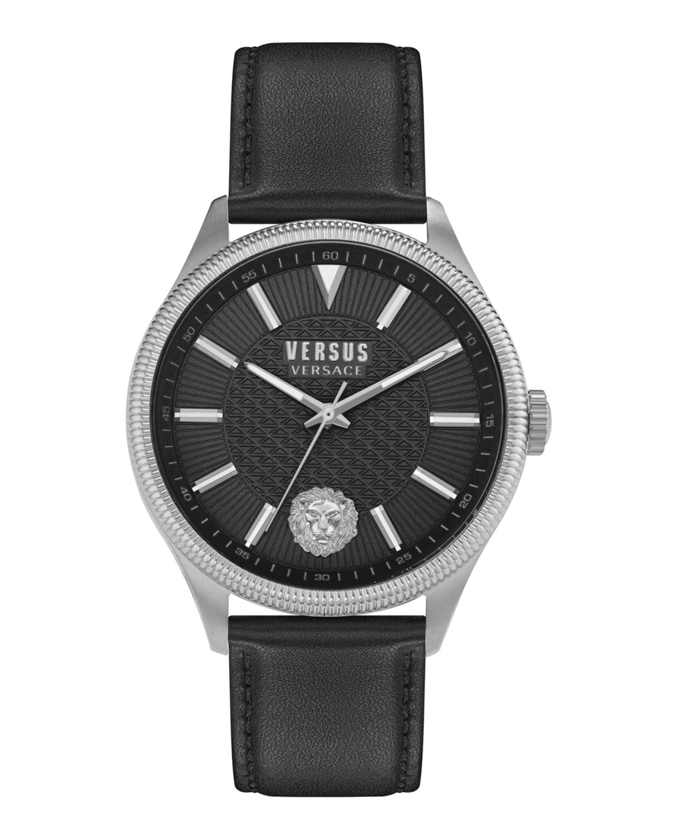 Stainless Versus Versace Dial Strap Black Versus Versace Mens