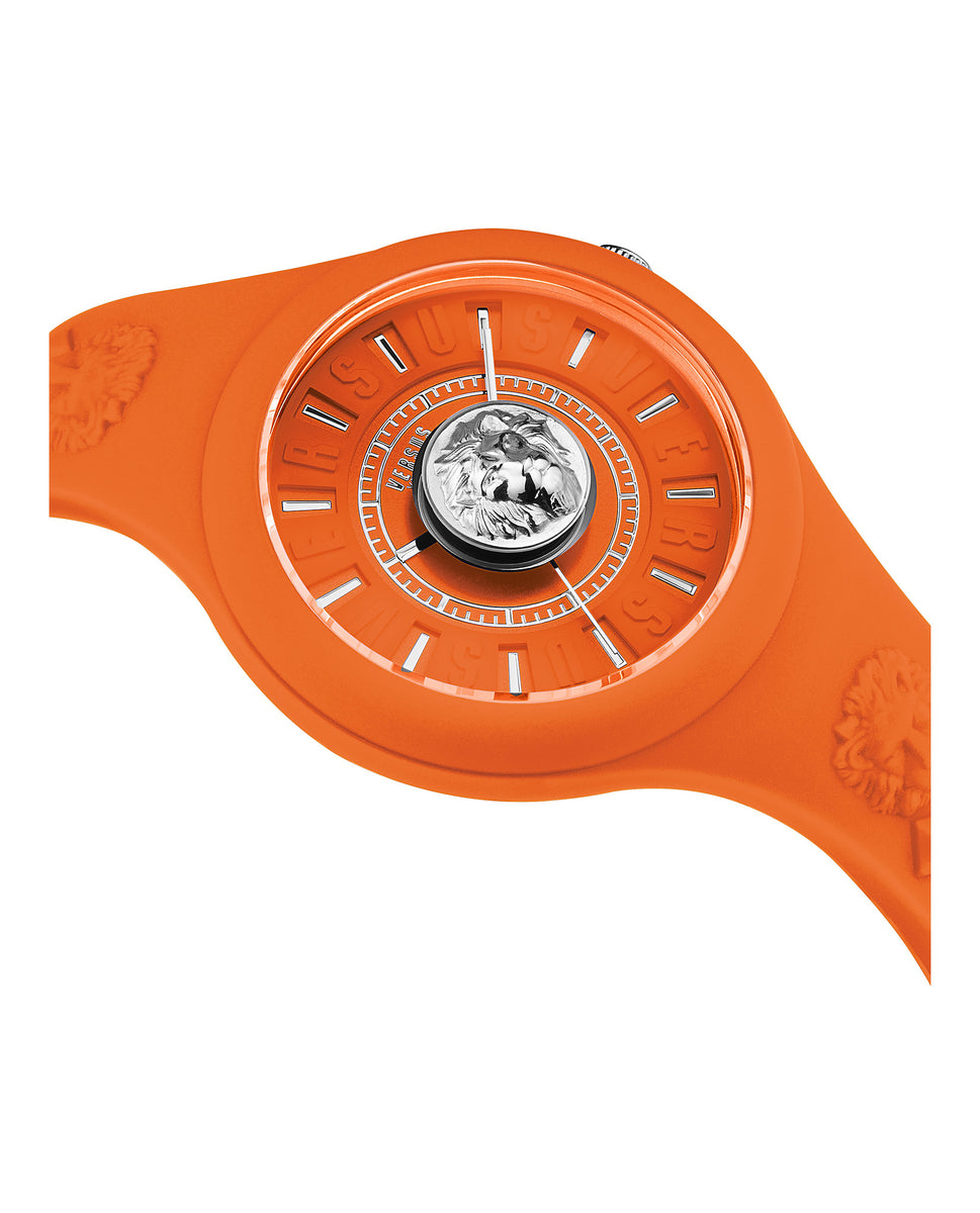 Verses Versace watch orange like new Versus Versace Womens Orange 39mm Strap Fashion Watch | eBay main image 4