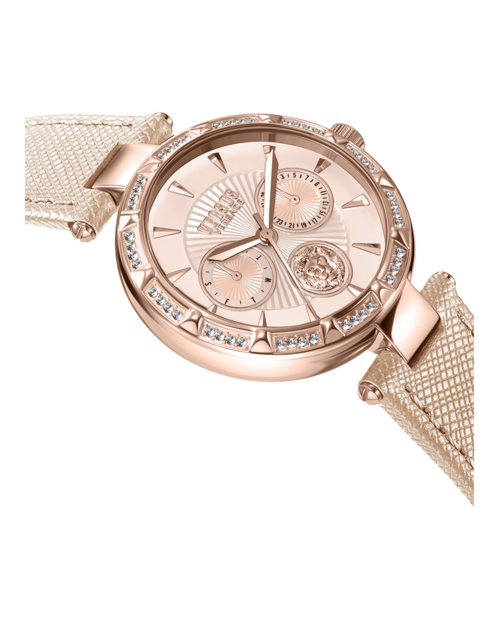 Sertie Crystal Multifunction Watch