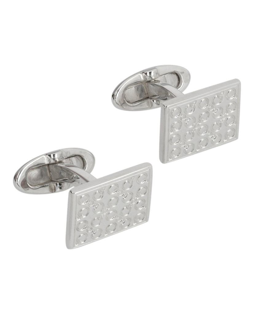 Sterling Silver Horsebit Cufflinks