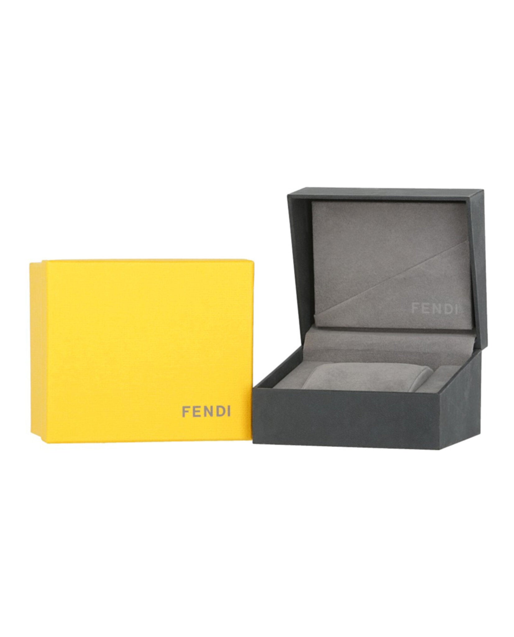 F is Fendi Leather Watch